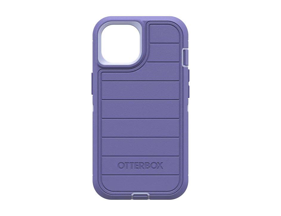 OtterBox - Defender Pro Series Case and Holster for iPhone 15 Pro Max | Color: - Purple