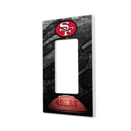 Keyscaper - San Francisco 49ers Legendary Design Single Rocker Lightswitch Plate - Multicolor