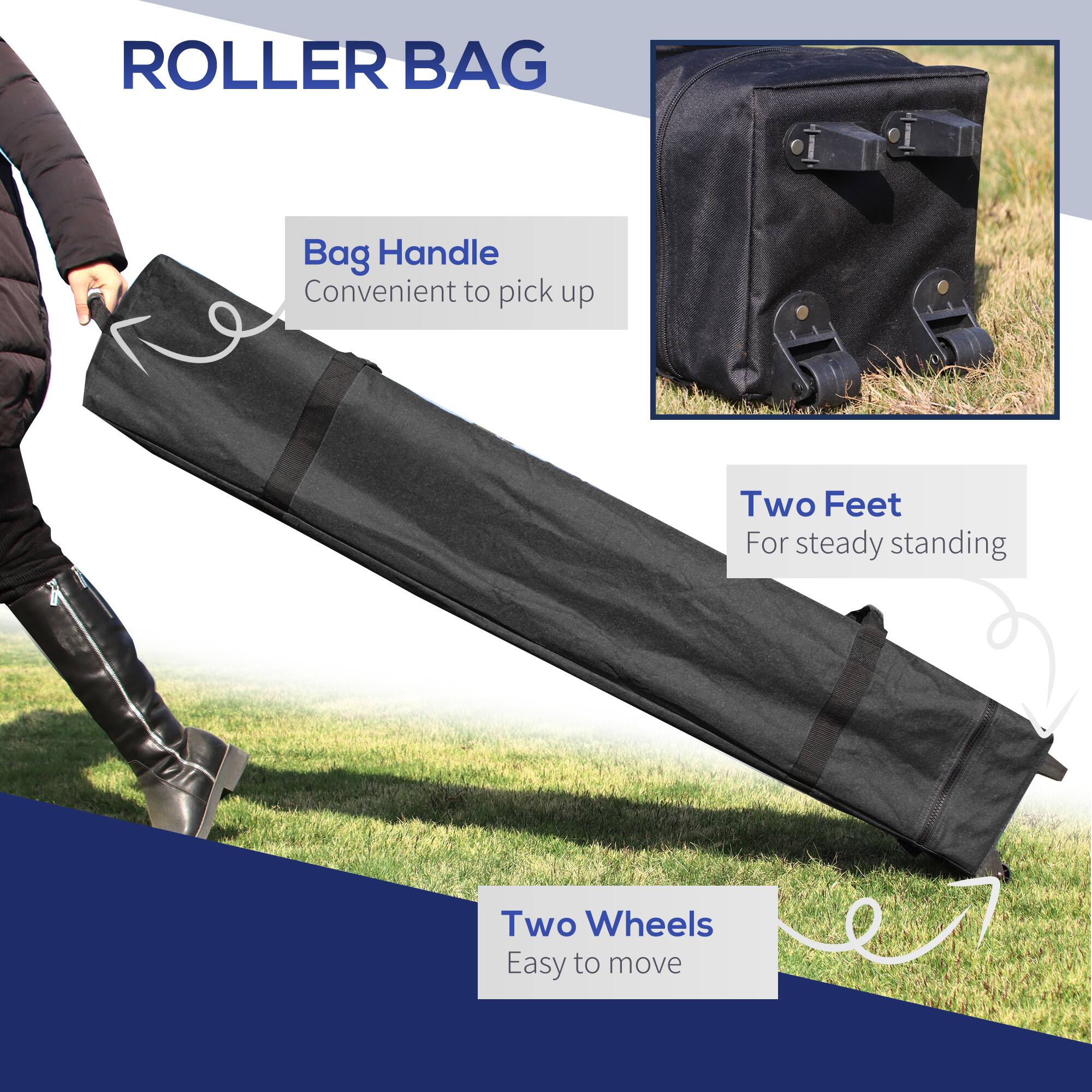 ROLLER BAG
Bag Handle
Convenient to pick up
Two Feet
For steady standing
Two Wheels
Easy to move