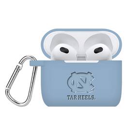 Affinity Bands - North Carolina Tar Heels Debossed Silicone AirPods Gen Three Case Cover - No Size - Multicolor