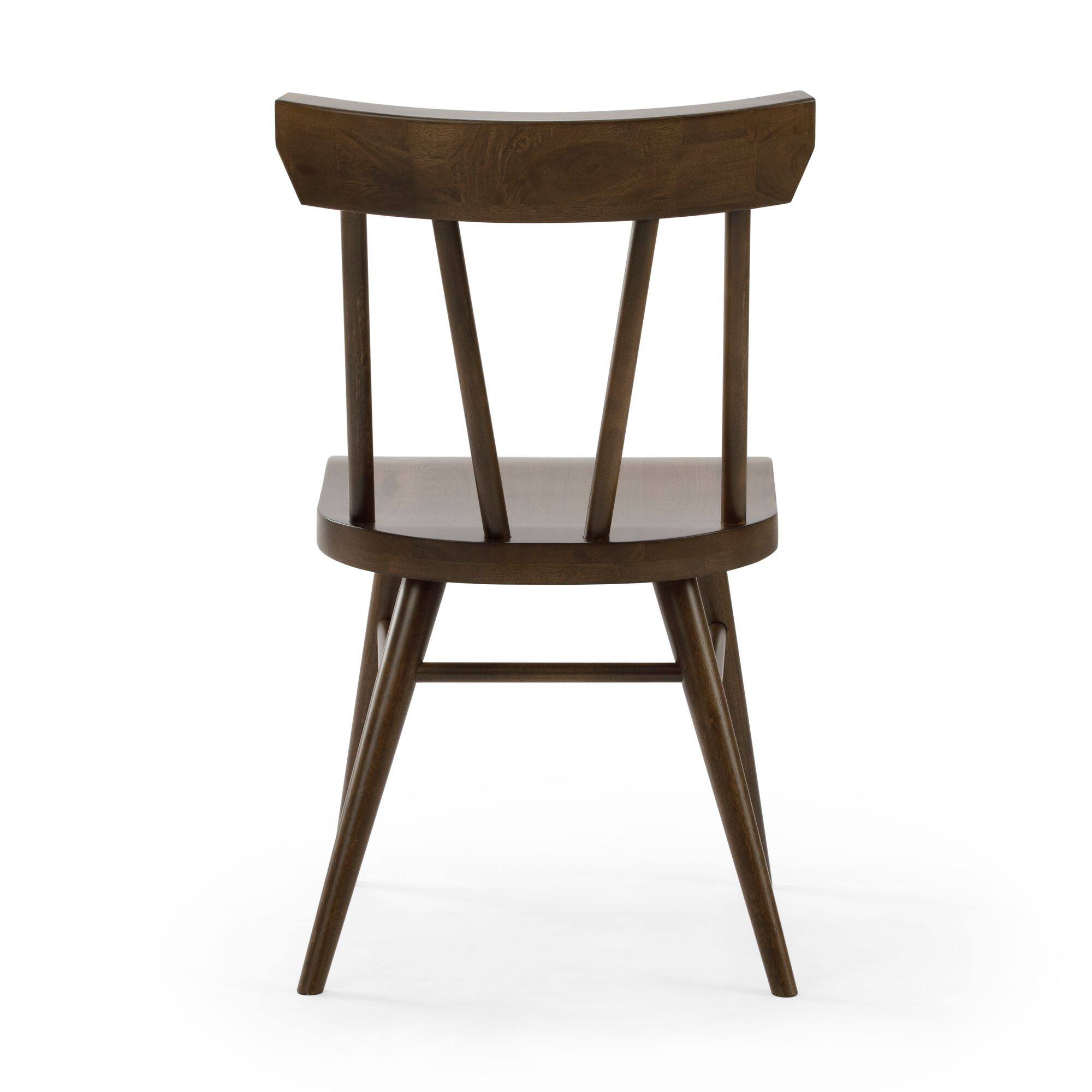 Alt View 5. Plank+Beam - Windsor Dining Chair (1 pack), Walnut - Walnut.