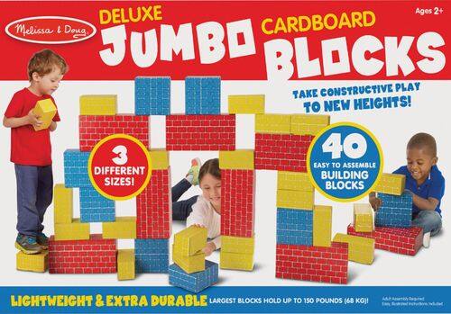 UPC 000772027847 product image for Melissa & Doug - Deluxe Jumbo Cardboard Blocks | upcitemdb.com