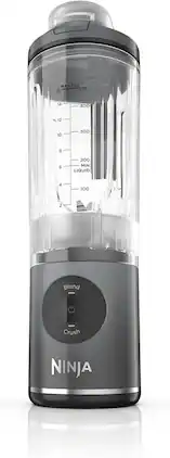 Ninja - BC200GY Blast Max Personal Cordless Blender, 3 Programs, 20 oz. Twist & Go Vessel - Refurbished Excellent - Gray