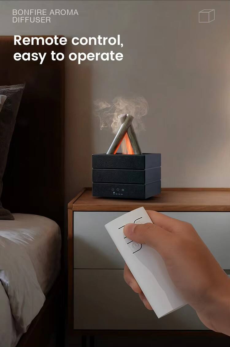 BONFIRE AROMA DIFFUSER  
Remote control, easy to operate