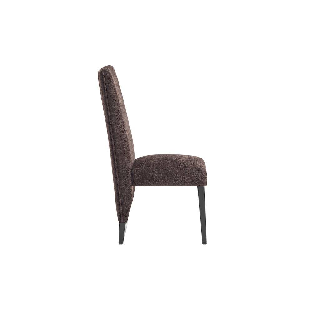 Angle. Global Furniture USA - D12 Brown Dining Chair - Brown.