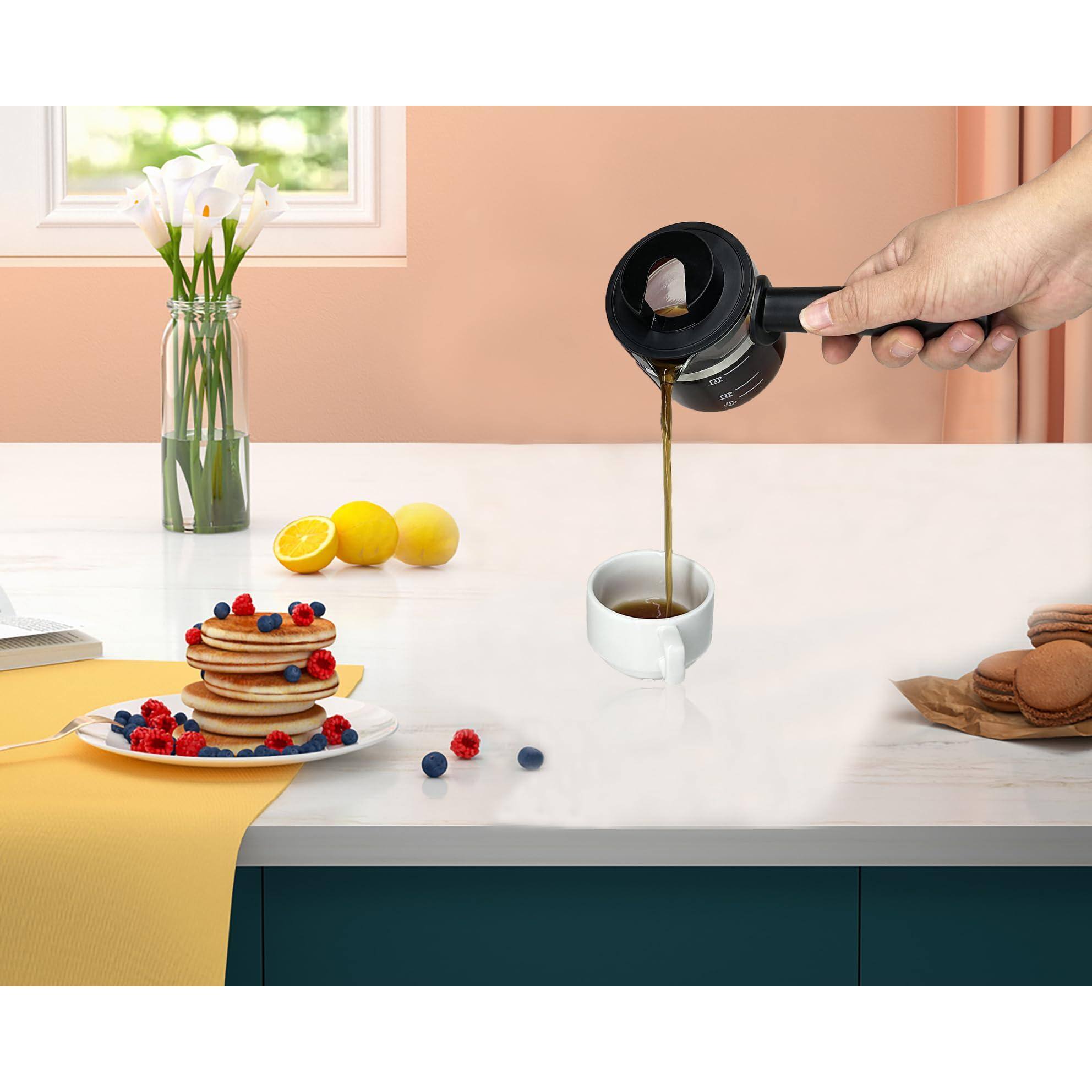 Alt View 8. Dapper Styles - 4 Cup Espresso Glass Coffee Pot Replacement-espresso Accessories Compatible With Imusa Hamilton Beach Mr.co... - Default.