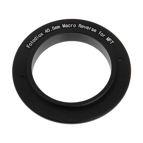 Fotodiox - 40.5mm Macro Reverse Ring for Micro Four Thirds (MFT) Cameras - Reverse Filter Thread to Camera Mount Adapter