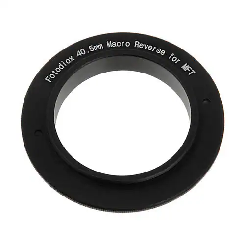 Micro Thread Reverse Fotodiox 40.5mm Macro Reverse Ring for Micro Four Thirds (MFT) Cameras ...