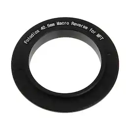 Fotodiox - 40.5mm Macro Reverse Ring for Micro Four Thirds (MFT) Cameras - Reverse Filter Thread to Camera Mount Adapter