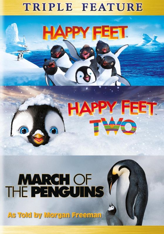  Happy Feet/Happy Feet Two/March of the Penguins [DVD]