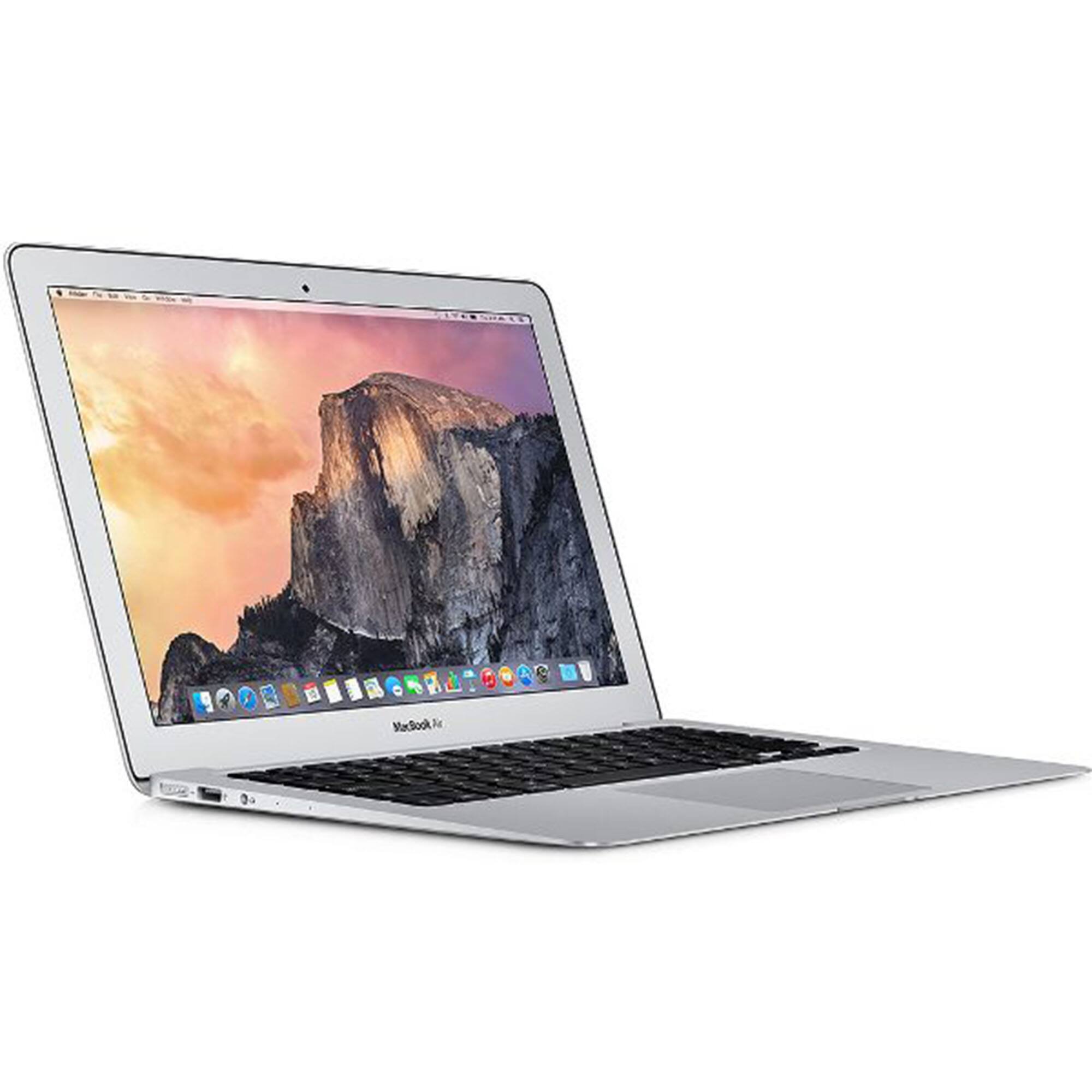 Alt View 1. Apple - MacBook Air 13.3" Certified Refurbished - Intel Core i5 with 4GB Memory - 256GB Flash Storage SSD (2015) - Silver.