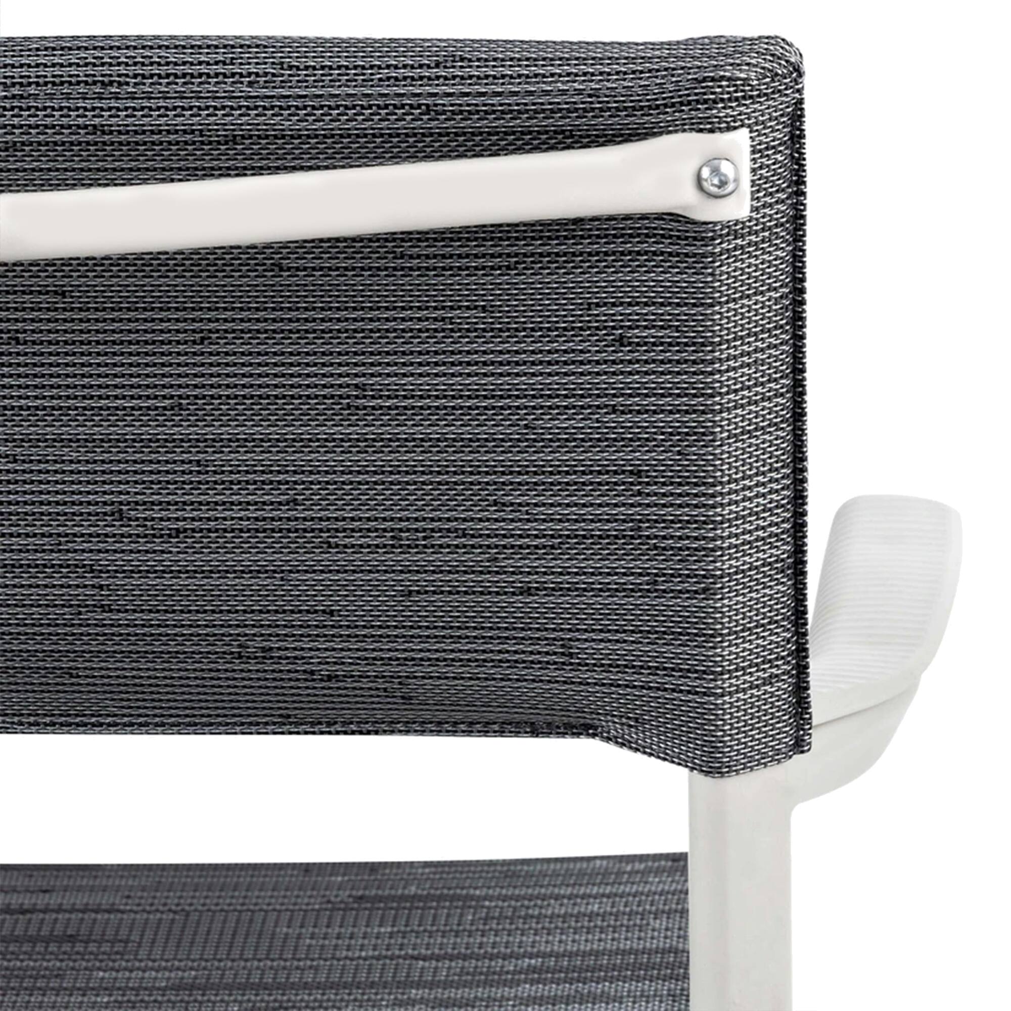 Alt View 2. Lafuma - Lafuma Batyline Duo ORON Durable Outdoor Armchair, Sand/Obsidian (Set of 2) - Sand Frame - Obsidian.