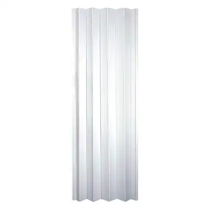 Front. LTL Home Products - LTL Home Products Contempora Accordion Folding Door, 36 x 80 Inches, Sand White - Sand White.