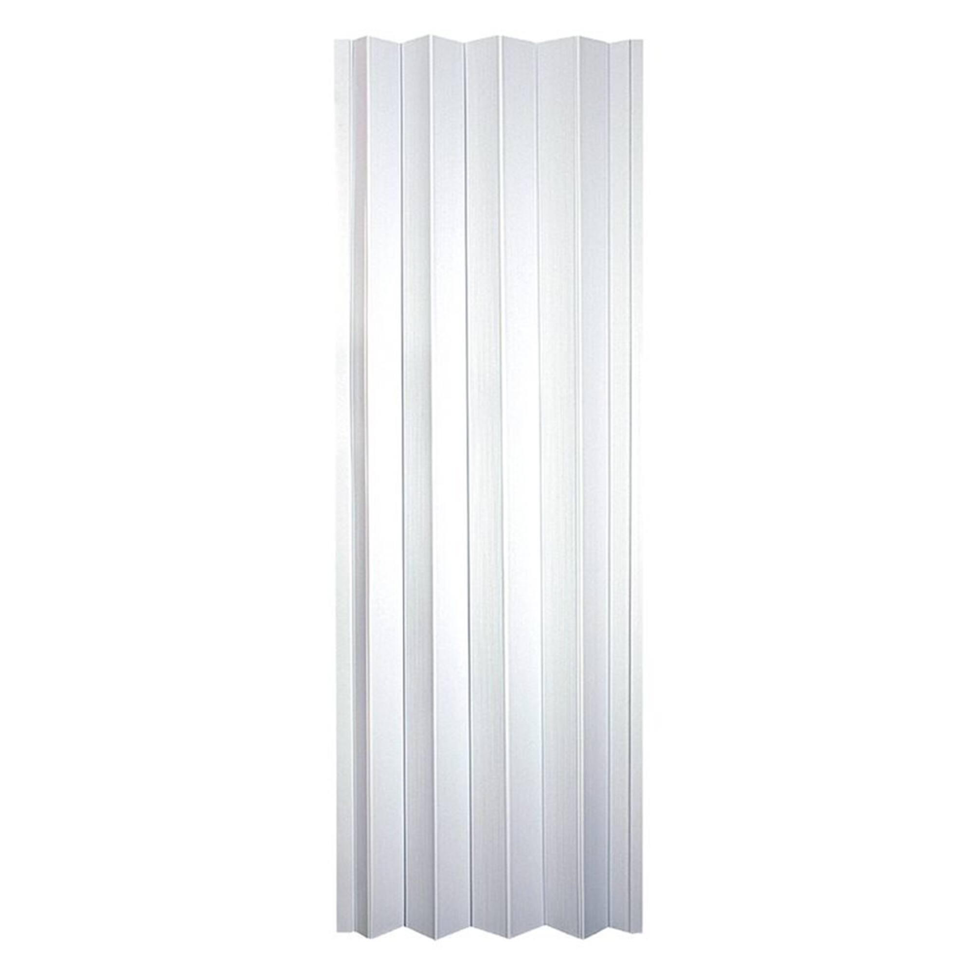 Front. LTL Home Products - LTL Home Products Contempora Accordion Folding Door, 36 x 80 Inches, Sand White - Sand White.