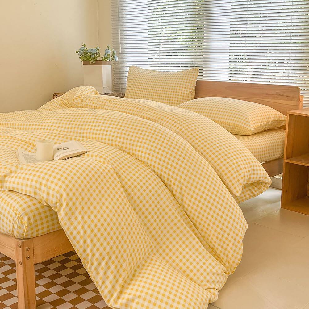 Yellow Gingham-Queen(90"*90")