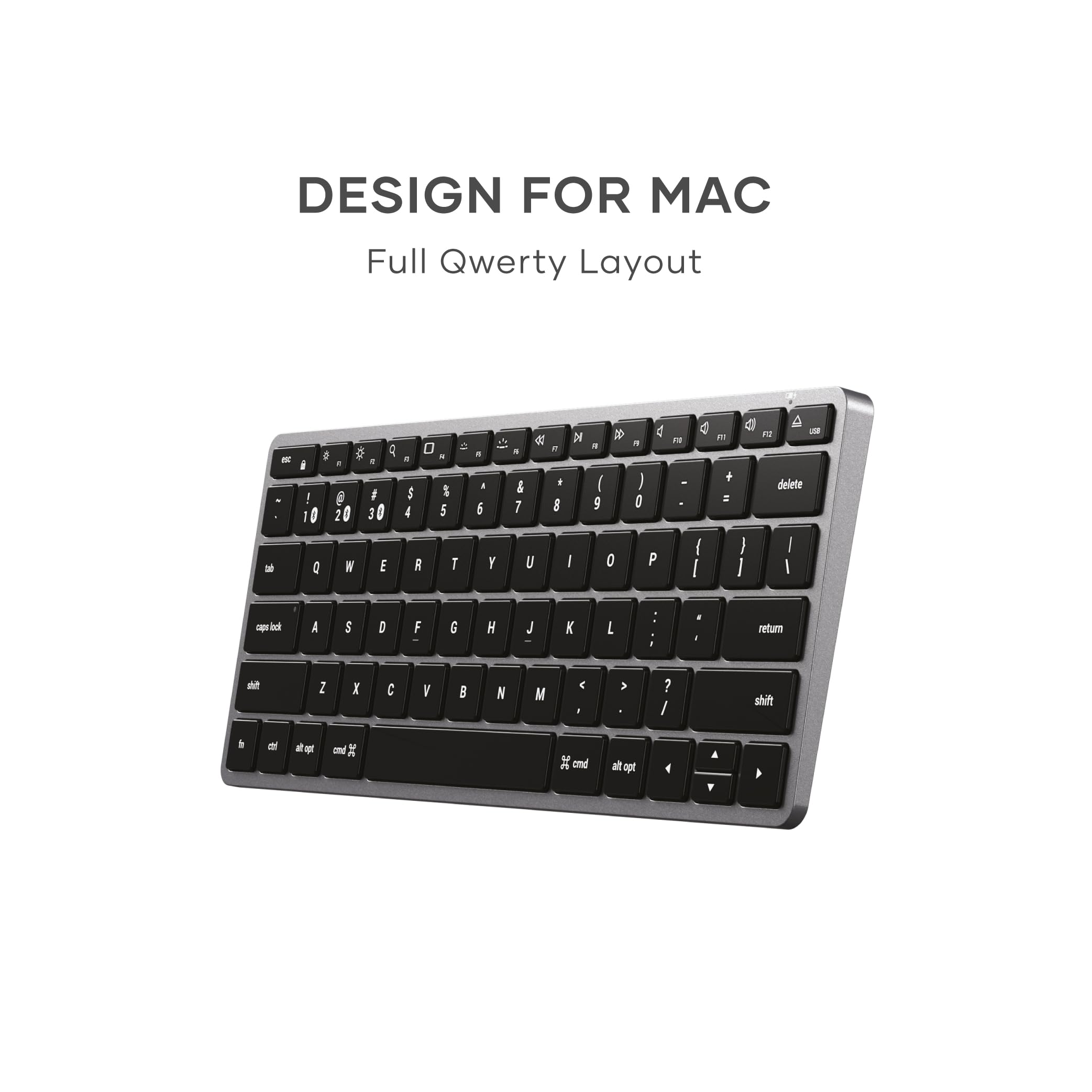 DESIGN FOR MAC  
Full Qwerty Layout