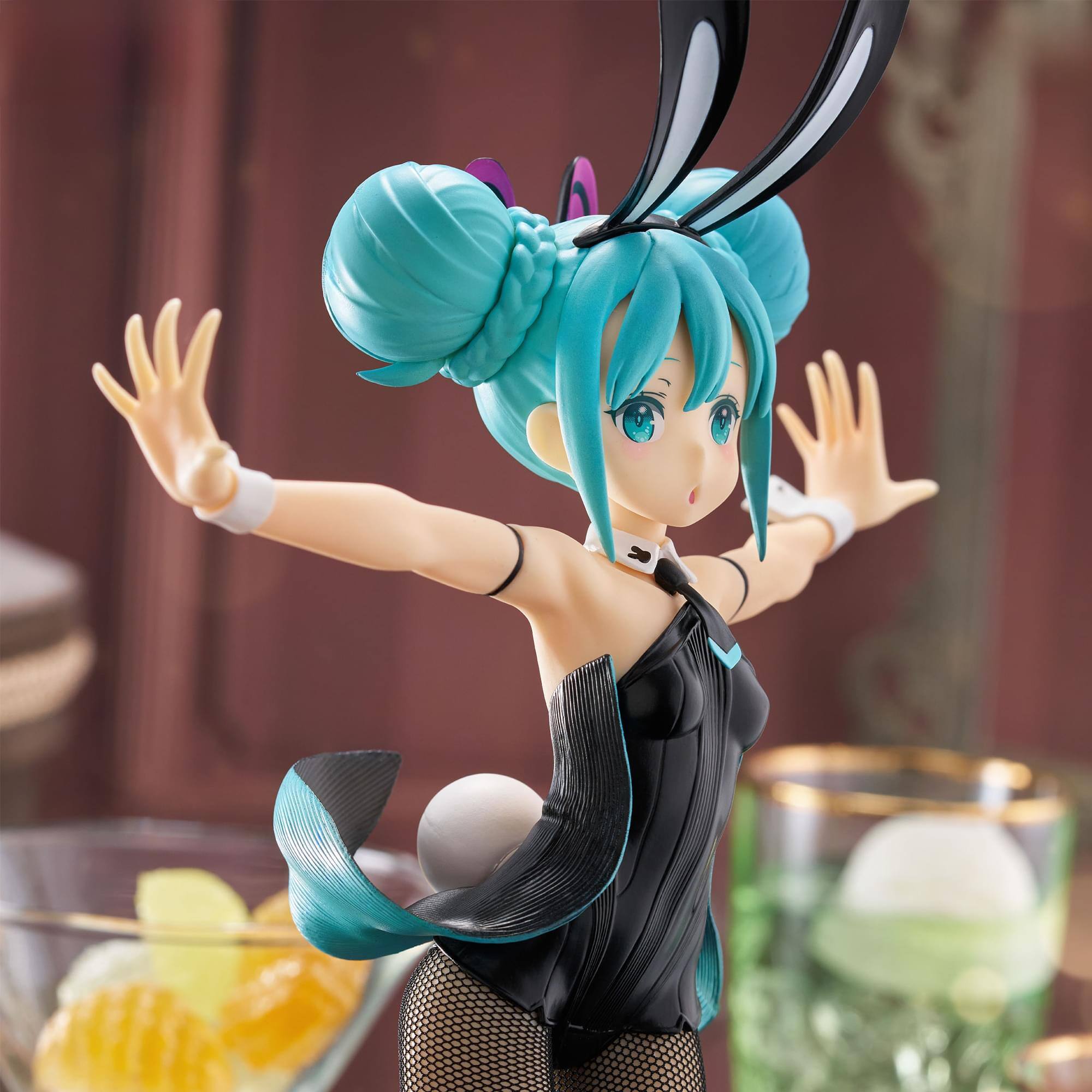 Alt View 5. Little Buddy - Vocaloid Hatsune Miku BiCute Bunnies 12-Inch PVC Figure - Black.