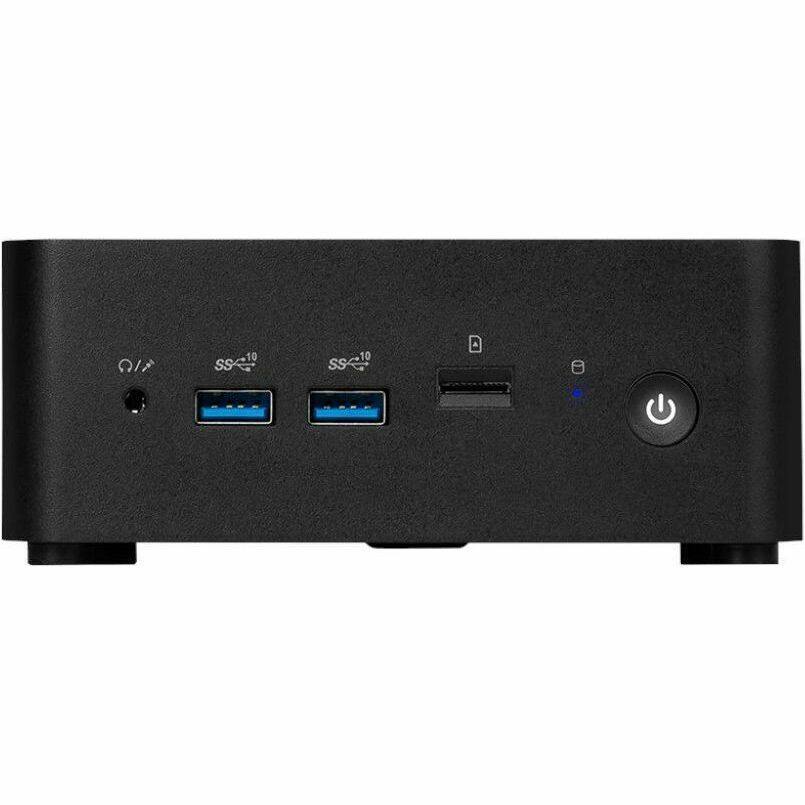 Alt View 7. MSI - MSI Cubi NUC 13MQG 227US Mini PC Intel Core i5-1345U Vpro Enterprise 16GB 1TB W11P - Mini Yet Powerful The Cubi NUC is - Black.