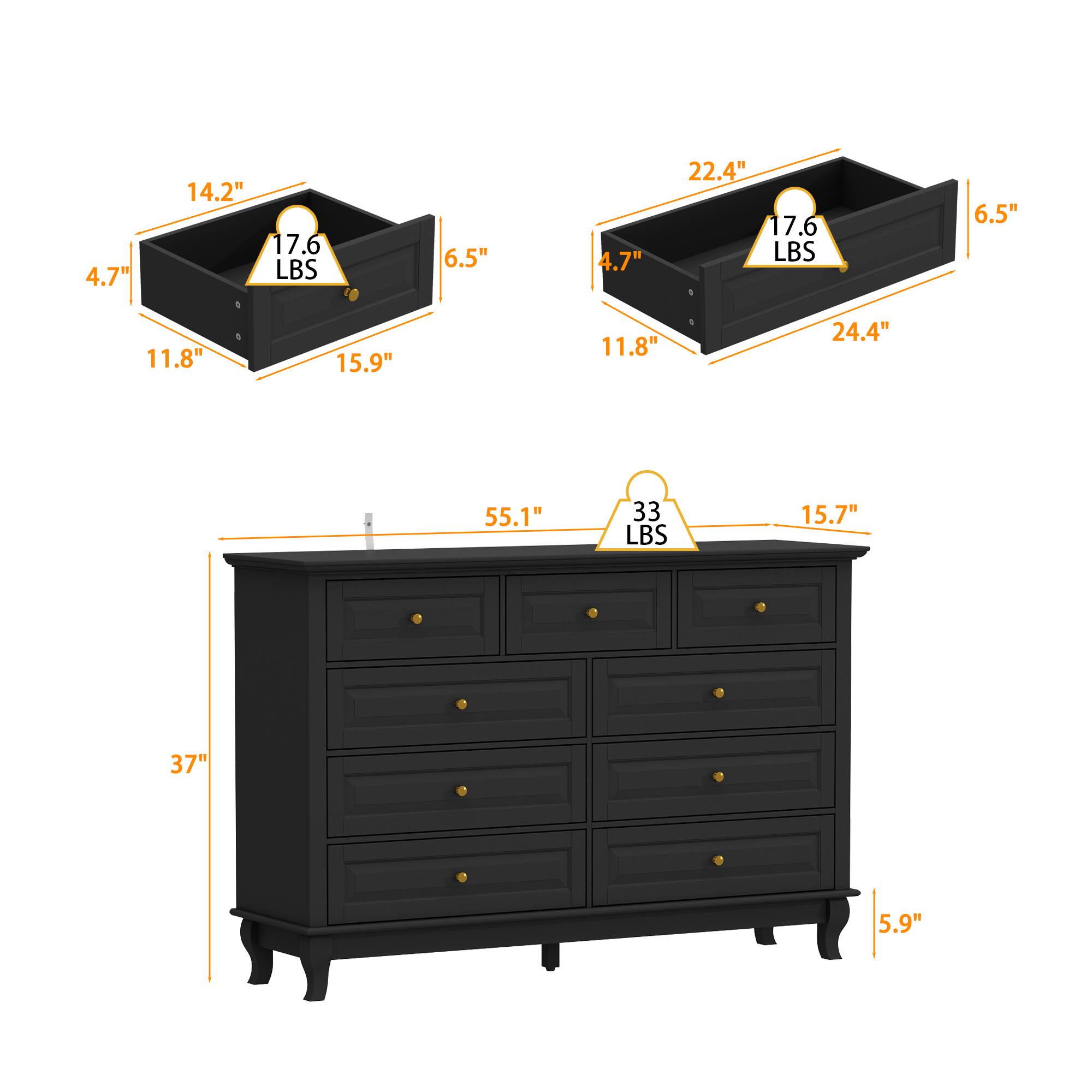 14.2" 17.6 LBS 4.7" 11.8" 15.9" 6.5"

22.4" 17.6 LBS 4.7" 11.8" 24.4" 6.5"

55.1" 33 LBS 15.7"

37" 5.9"
