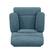 Alt View 15. ProLounger - Sherwin Chenille Wall Hugger Recliner - Medium Blue.