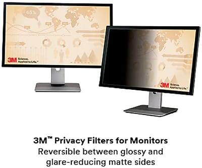 3M Privacy Filters for Monitors  
Reversible between glossy and glare-reducing matte sides