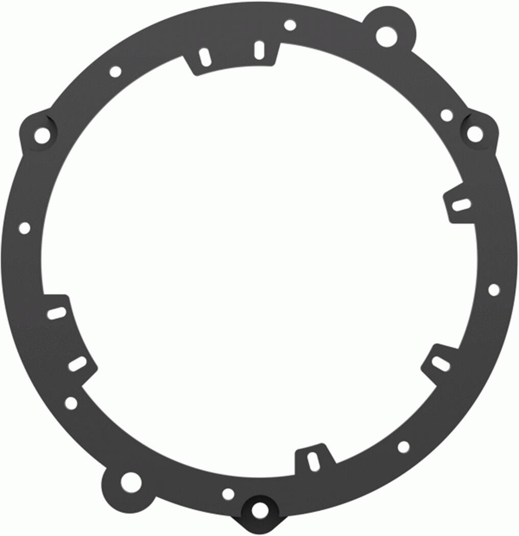 Alt View 15. Metra - Speaker Adapter Plate for Hyundai Accent 2018-2022 and Select KIA 2005-Up (2-Pack) - Black.