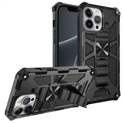 Front. RomeTech - Rome Tech Armor Case for iPhone 13 - Black - Black.