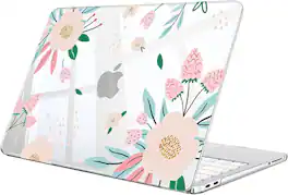 Fintie - Case for MacBook Neo 13 Inch (Model A3404, 2026 Release) Snap-On Hard Shell Cover, Ultra-Thin, Slim Fit, Lightweight - Crystal Camellia