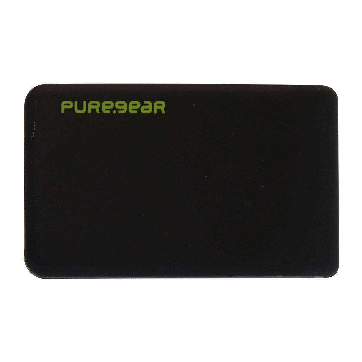 Front. PureGear - Universal 24W/4.8A Dual USB Port Wall Charging Adapter - BLACK.