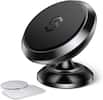 Front. Syncwire - Magnetic Car Phone Holder for Dashboard, 360° Adjustable Aluminum Stick-On Mount - Black.