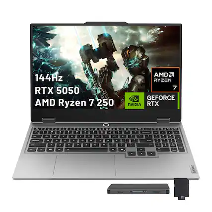 144Hz
RTX 5050
AMD Ryzen 7 250
GEFORCE NVIDIA RTX
Lenovo