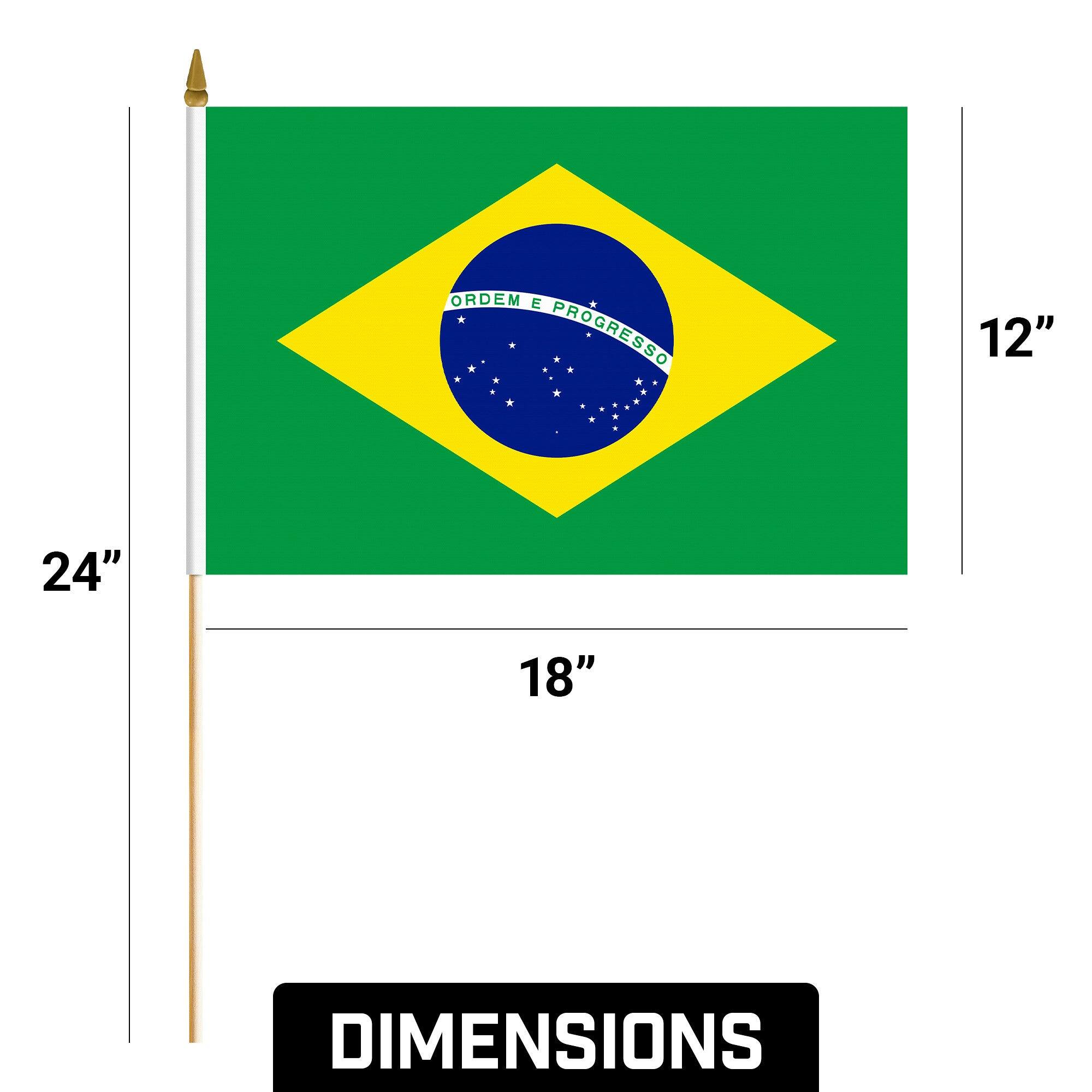 ORDEM E PROGRESSO

12" 24" 18" DIMENSIONS
