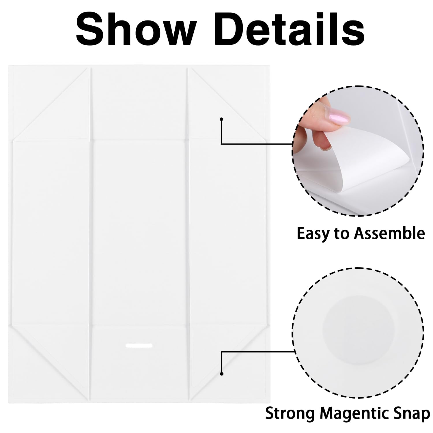 Show Details

- Easy to Assemble
- Strong Magnetic Snap