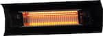 Front. Fire Sense - Infrared Patio Heater - Black.
