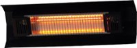 Front Zoom. Fire Sense - Infrared Patio Heater - Black.