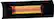Front. Fire Sense - Infrared Patio Heater - Black.