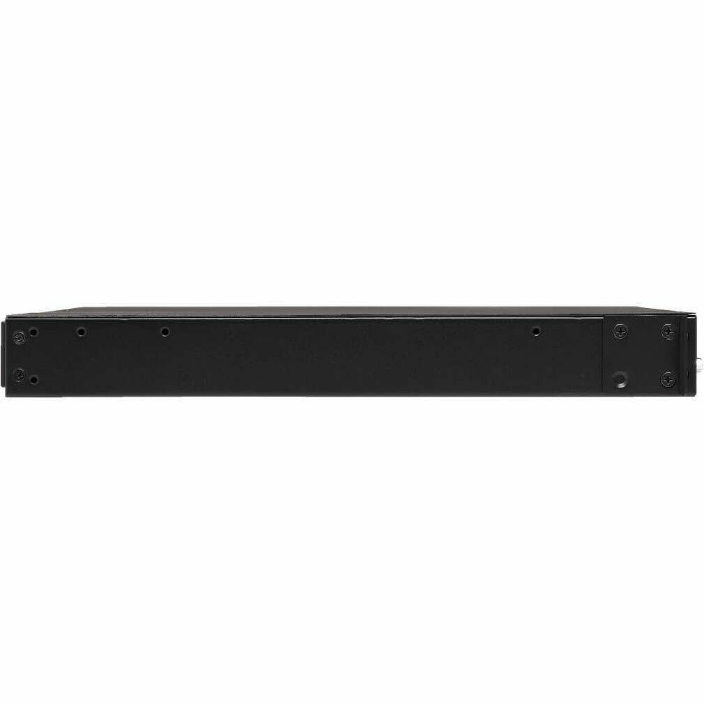Alt View 2. Tripp Lite - Tripp Lite by Eaton PDU 1.44kW 120V Single-Phase ATS/Local Metered PDU - 8 NEMA 5-15R Outlets Dual 5-15P Inputs 12 ft. - Black.