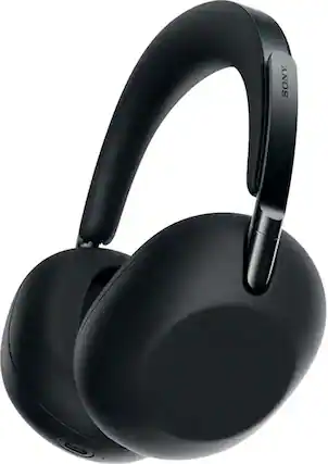 Front. Sony - 1000X THE COLLEXION Wireless Noise Canceling Headphones - Black.