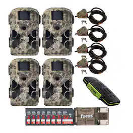 Stealth Cam - 2022 G42NG 32MP No Glow Trail Cameras Kryptek Camouflage Bundle