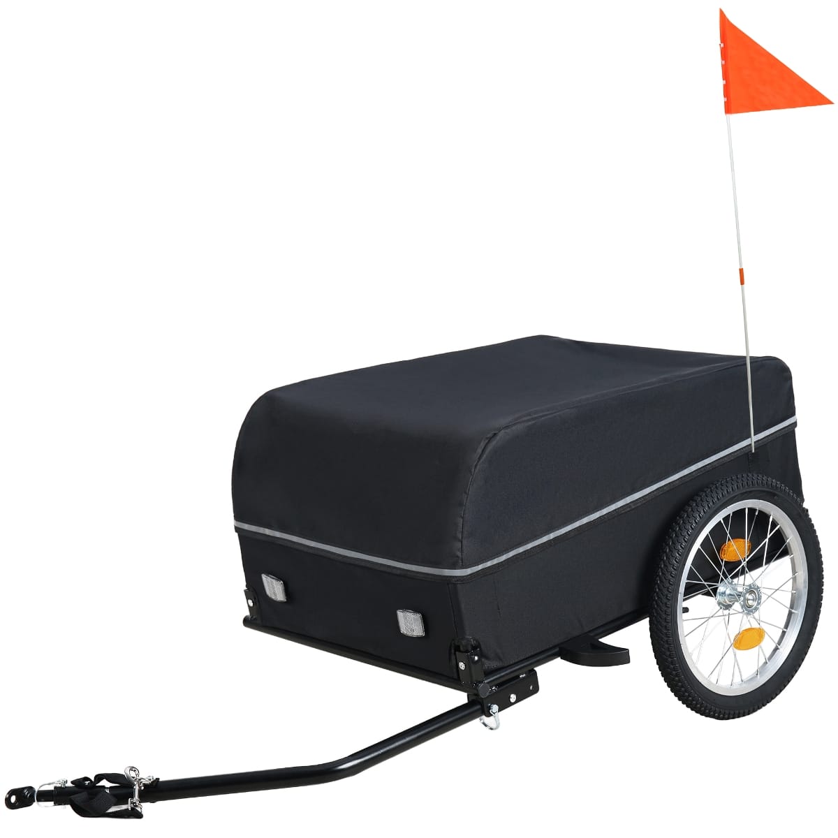Loheer - Foldable Bicycle Cargo Cart Steel Frame 88 Lbs Capacity