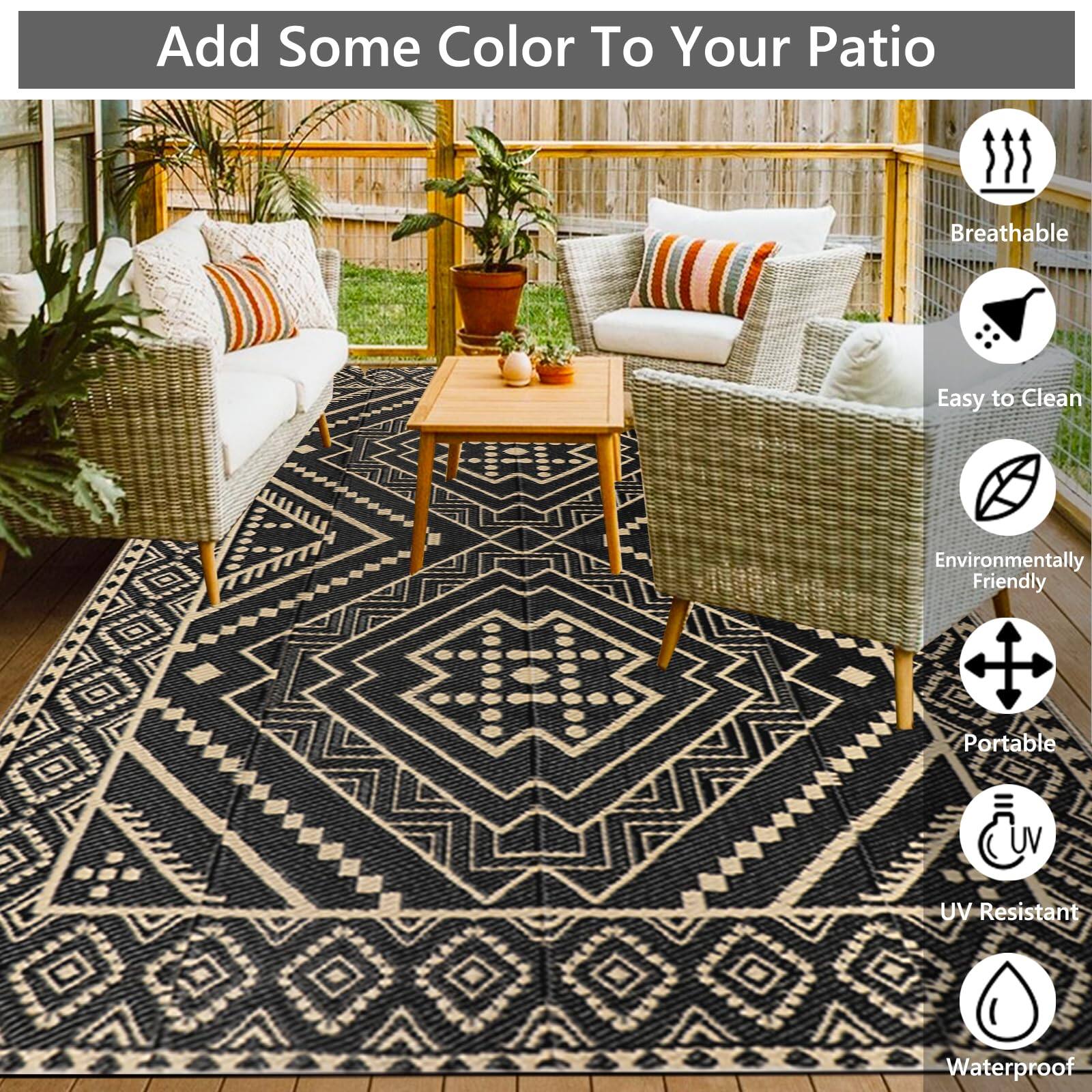 Add Some Color To Your Patio

- Breathable
- Easy to Clean
- Environmentally Friendly
- Portable
- UV Resistant
- Waterproof