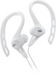 Front Zoom. JVC - Wired Ear Clip-On Earbud Headphones - White.