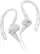Front. JVC - Wired Ear Clip-On Earbud Headphones - White.