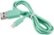 Front. Insignia™ - 3' Lightning-to-USB Type A Charge-and-Sync Cable - Sea Green.