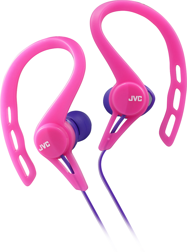Customer Reviews: JVC Ear Clip-On Earbud Headphones Pink HAECX20P ...