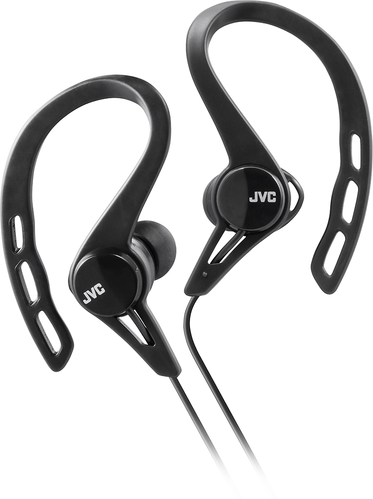 JVC Wired Ear Clip-On Earbud Headphones Black HAECX20B - Best Buy