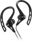 Front Zoom. JVC - Wired Ear Clip-On Earbud Headphones - Black.
