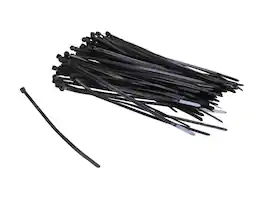 CT-8INT-BK Nippon Labs 8" Intermediate Cable Ties Black Color 100pcs/Bag