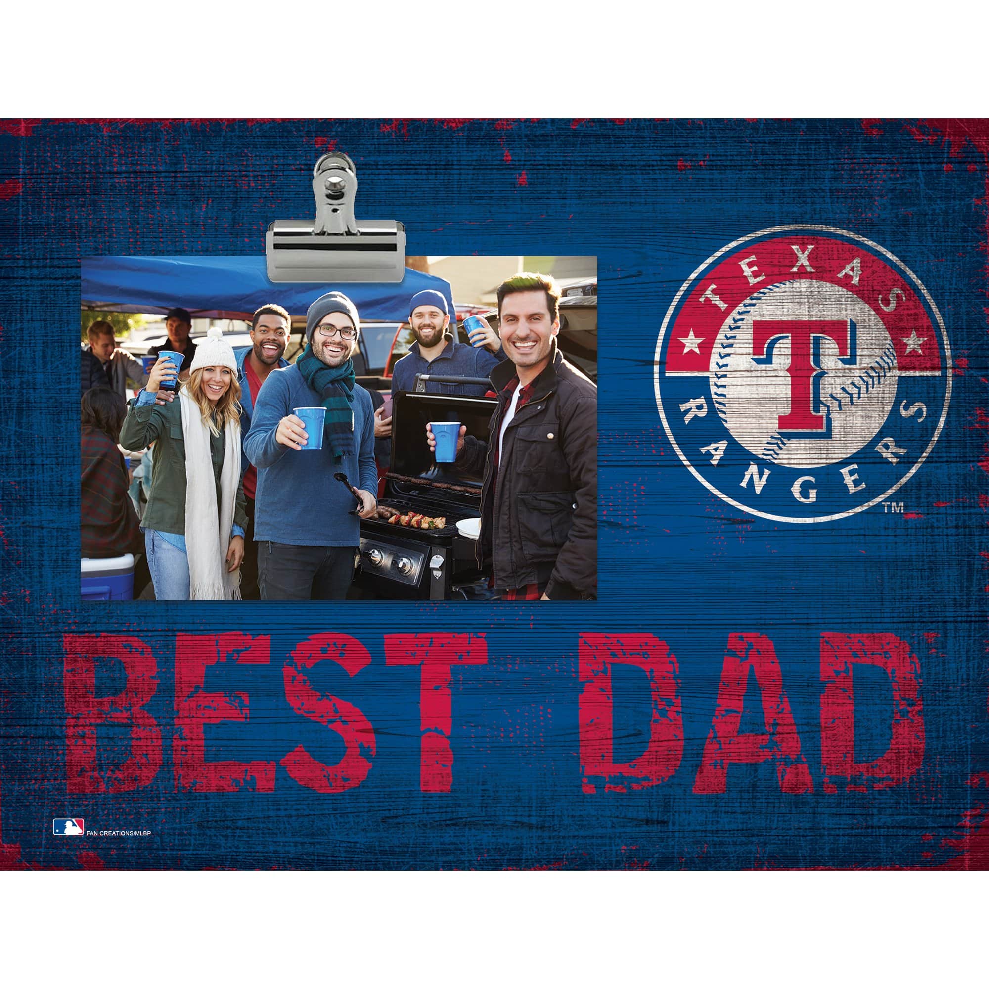 Fan Creations - Texas Rangers 8'' x 10.5'' Best Dad Clip Frame - Multicolor price history on PriceWatchPro