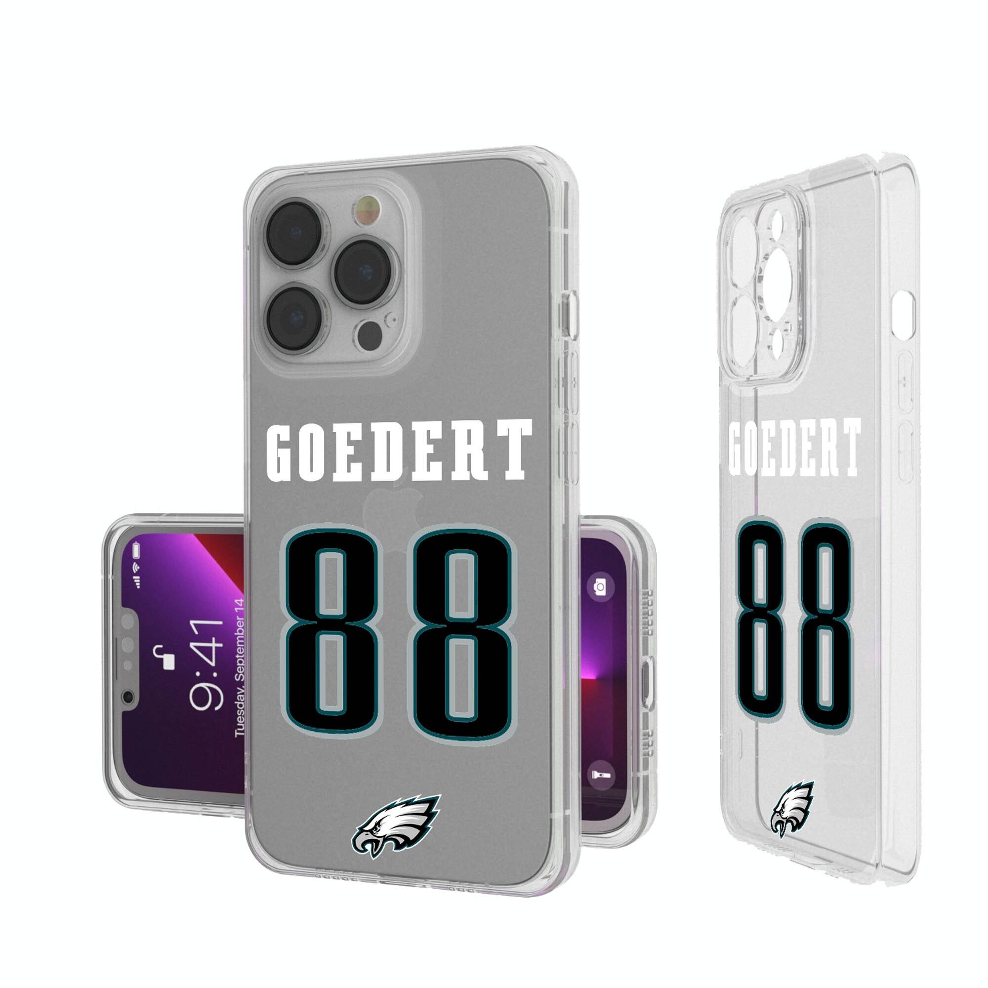 Dallas Goedert Philadelphia Eagles iPhone Clear Case - 13 mini